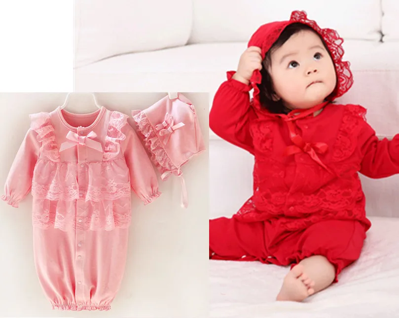 Fashion Children Long Sleeve Outfit Baby Girl Cotton Clothing Set