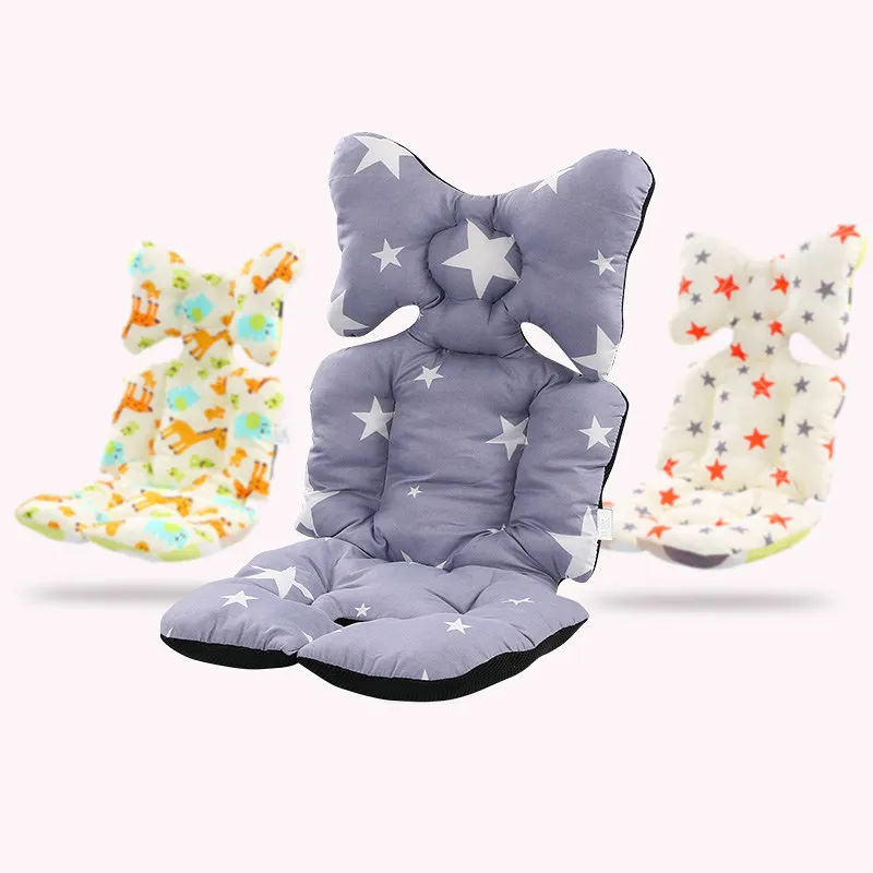 

Fashion Printed Stroller Cushion Seat Cover Baby Diaper Pad Seat Pad Cotton Baby Stroller Mat Mattress Pram Stroller Accessories