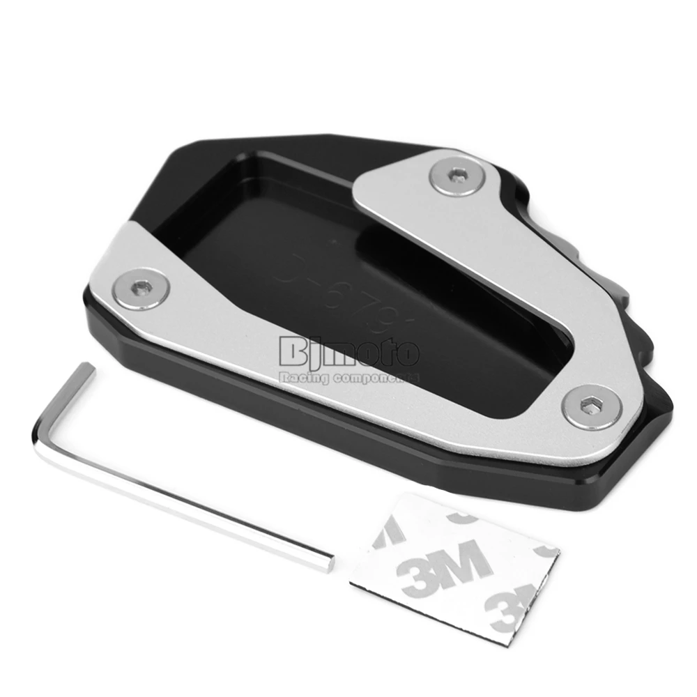 BJMOTO мотоциклетные подножка сбоку подставки Sidestand расширение Plate площадку для поездок на мотоцикле Ducati Monster 696/795/796/821 MTS1200/1100EVO/MTS950