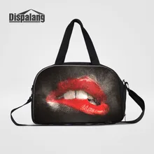 Dispalang, красные губы, дорожная сумка, высокое качество, дорожные сумки, большая вместительность, женская сексуальная сумка для багажа, сумки для путешествий