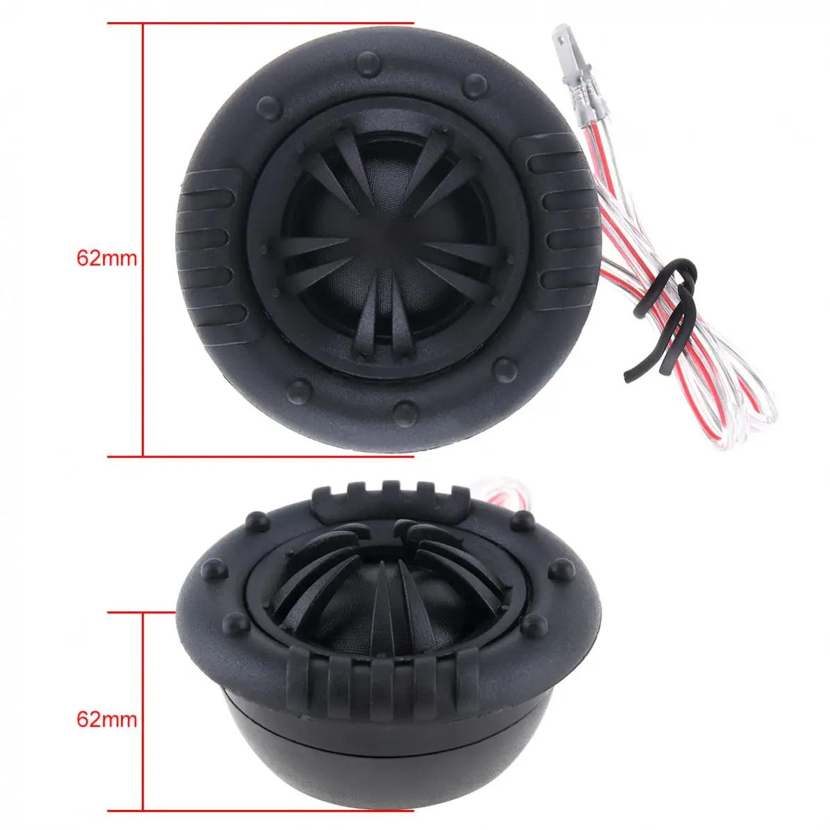 2pcs 150W YH X6 высокоэффективные прочные 29 миллиметровые полукупольные динамики