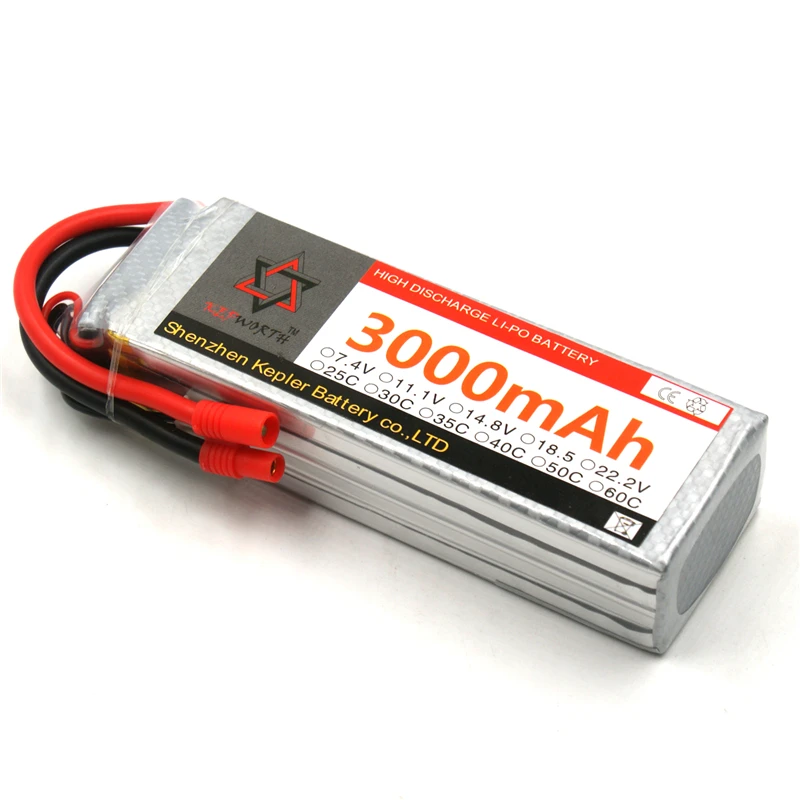 Аккумулятор Lipo для радиоуправляемой модели 14 8 в 30C 1500 мАч 2200 3000 3500 4200 5000