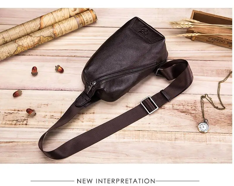 Высококачественная Мужская сумка из натуральной воловьей кожи в винтажном стиле, на бретельках, на спине, для путешествий, модная сумка