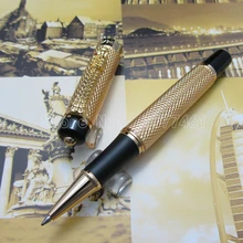 JINHAO Золото поверхности Дракон Клип ролика Шариковая ручка серебристый, черный золото белый бронза латунь дополнительно JH1288