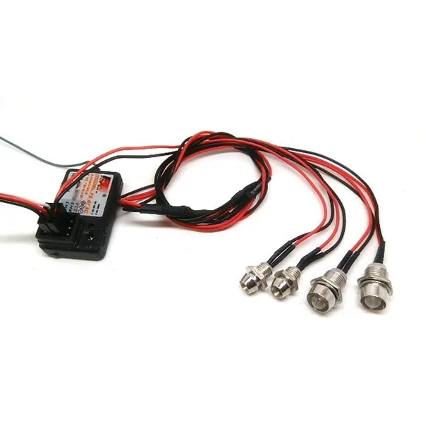 Wholesale Rc Car Front and Rear Lights Model Car Four LED