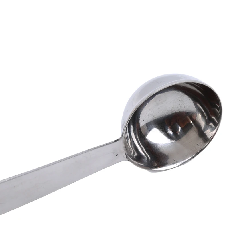 14 см длина мерная ложка металл кофе совок утолщаются Нержавеющая сталь гладкой длинной ручкой столовая ложка Кухня Бар инструменты