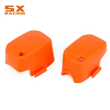 Motorcycle Front Brake Master Cylinder Cover Cap Guard For KTM 125 150 200 250 300 350 400 450 500 530 SX EXC SXF XC XCF XCW motorcycle graphics stickers decals for ktm sxf mxc xc sx exc 125 200 250 300 350 400 450 525 2005 2006 2007