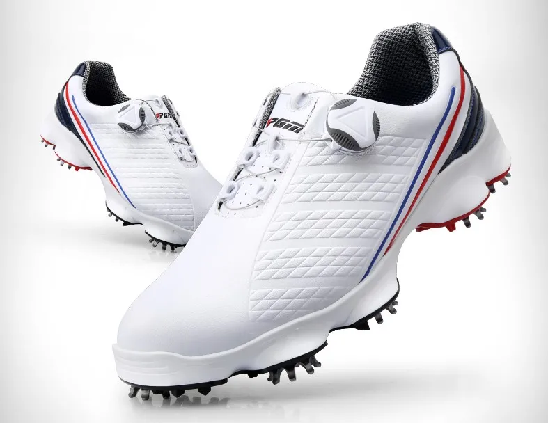2018 PGM Golf Men Shoes Super Leather Sport Shoes Waterproof Breathable