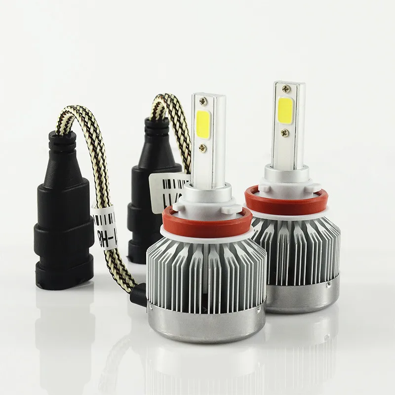 

LOAUT h1 h3 h4 h7 9005 HB3 9006 HB4 h8 H9 h11 h10 880 60W/set 6000lm/set Car LED HEADLIGHT HEADLAMP KIT CONVERSION HID