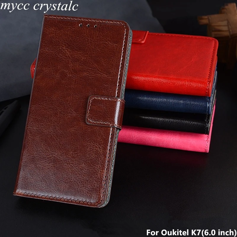 

Business Cases For Oukitel K7 Power Case Luxury Flip PU Leather Photo Frame Wallet Cover Oukitel K7 K8 C11 C12 C13 C15 Pro Case