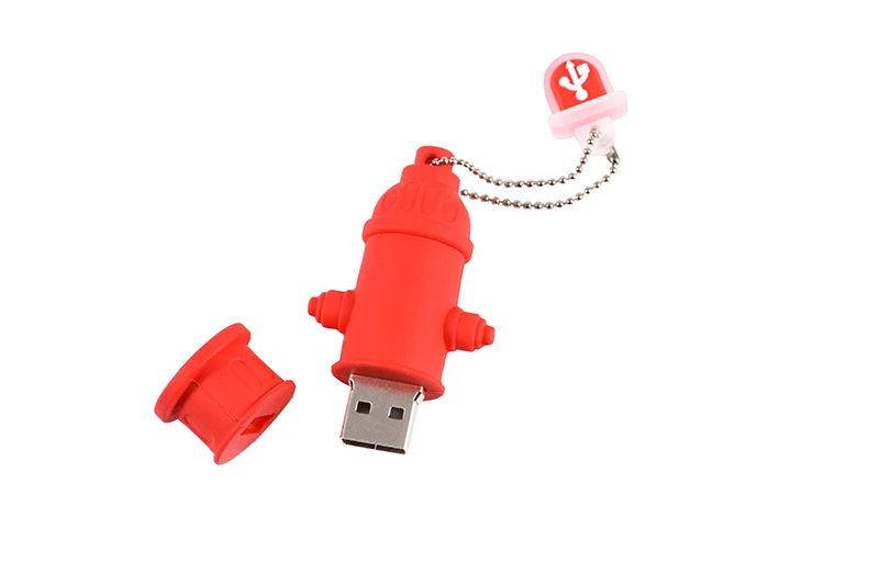 JASTER USB флеш-накопитель мультфильм Пожарный Гидрант ручка-накопитель 4 ГБ 8 г 16 ГБ 32 ГБ 64 Гб Милая карта памяти креативный подарок флешка usb