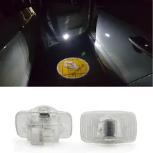 Для Renault Koleos 2009- автомобильные аксессуары с логотипом двери Добро пожаловать светильник светодиодный лазерный проектор для автомобиля