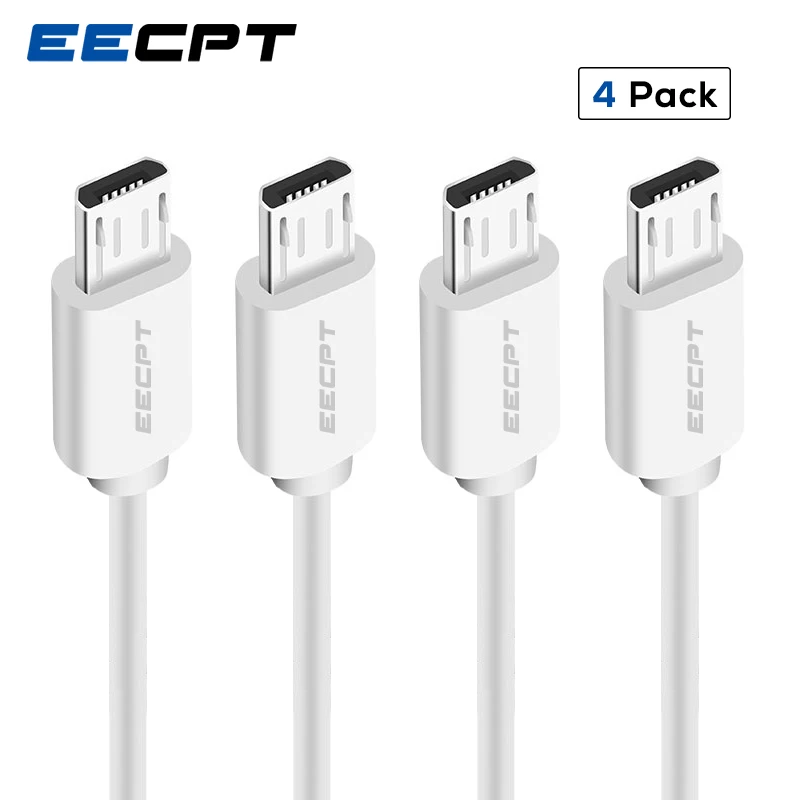 4 шт./упаковка кабель Micro USB EECPT для быстрой зарядки Xiaomi Redmi Note 5 Pro Samsung Android|Кабели