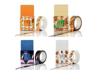 

500pcs 1.5CM Wide Amazing Library Books Washi Tape DIY Scrapbooking Sticker Label Masking Tape School Office Supply