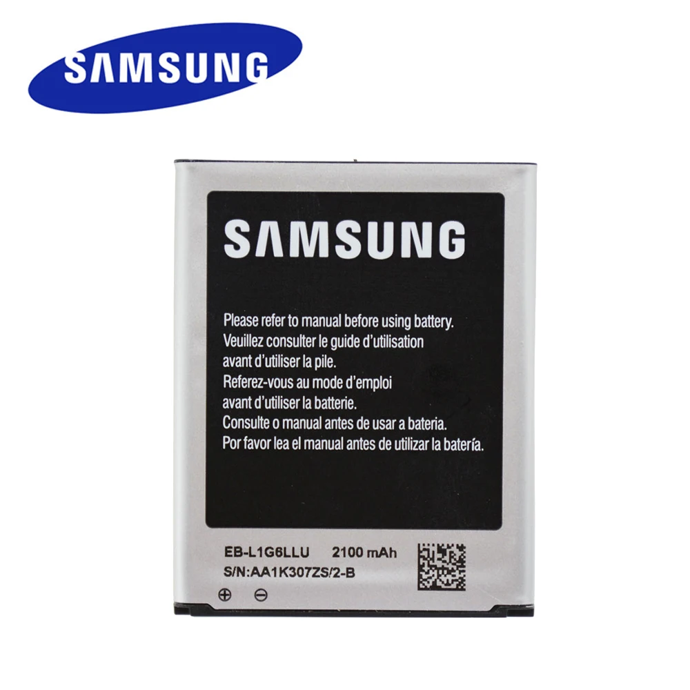 

2100mAh 100% New Original Samsung S3 I9300 Replacement Battery EB-L1G6LLU Li-ion akku For Samsung Galaxy S3 SIII L710 I535 NFC