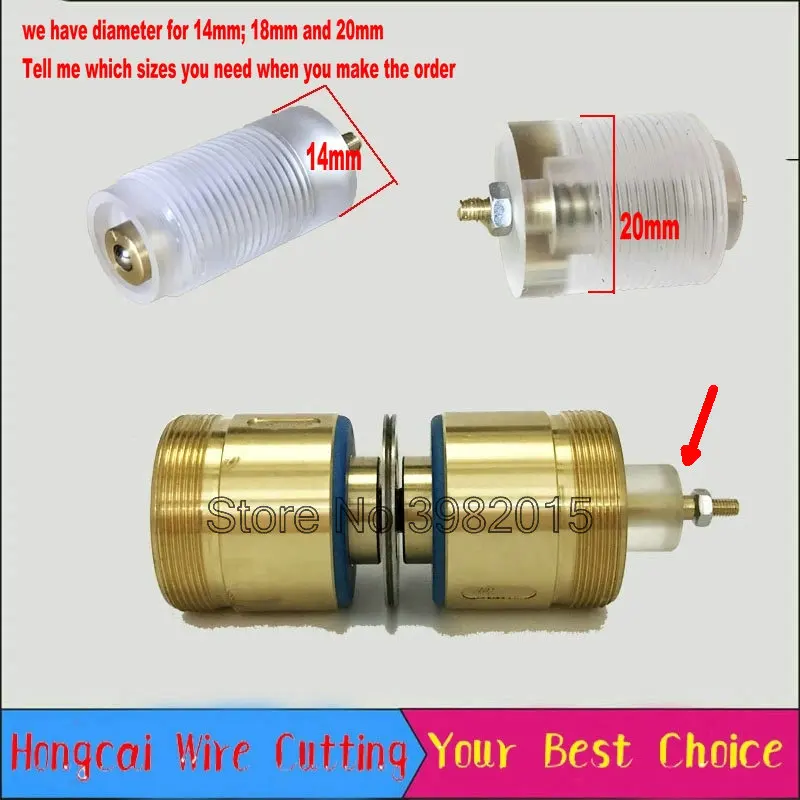

Pulley Roller Assembly Wire Protection Plastic Shelter Diameter 14mm;18mm and 20mm for WEDM Wire Cutting Machine