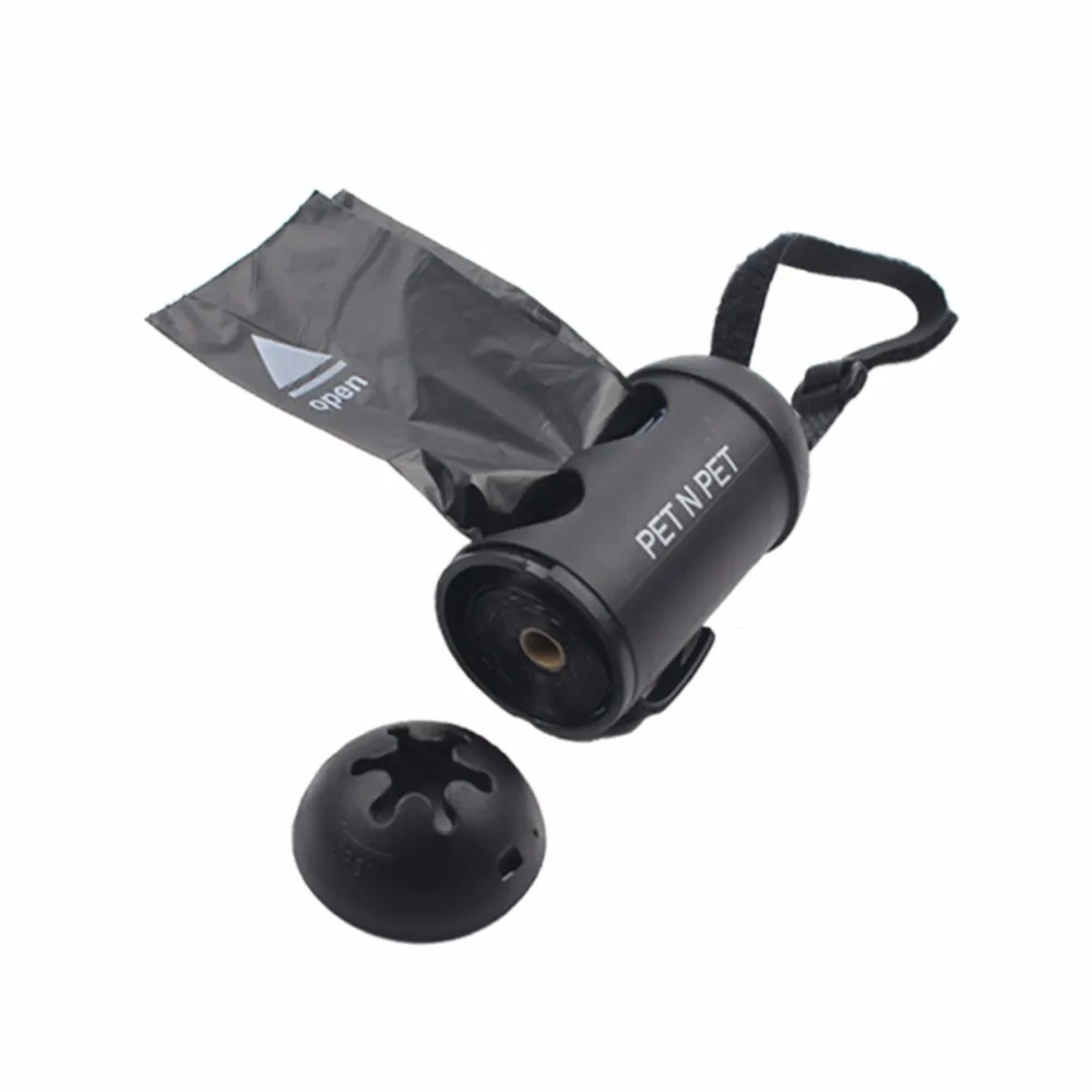 Pet N Pet 1 Roll Dog Poop Bags with 1 Black Dispenser Dog Pooper