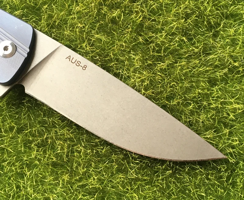 CH3001 original design Flipper folding knife AUS-8 Blade ball bearings TC4 Titanium handle camping fruit pocket outdoor EDC tool CH3001 original design Flipper folding knife AUS-8 Blade ball bearings TC4 Titanium handle camping fruit pocket outdoor EDC tool