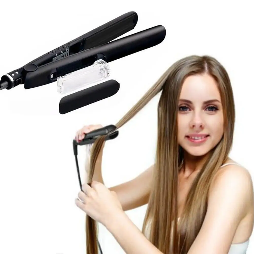 wholesale professional 2 in 1 Ceramic Hair Straightener Curler Flat