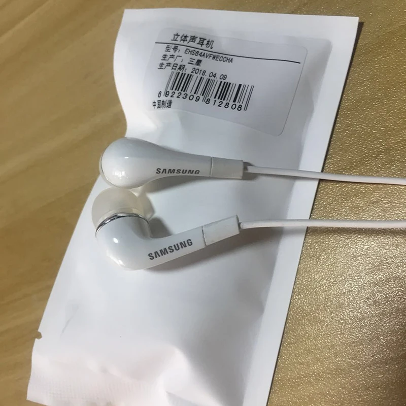 SAMSUNG Original Earphone EHS64 Wired 3.5mm In-ear with Microphone for Samsung Galaxy S8 S8Edge Support Official certification