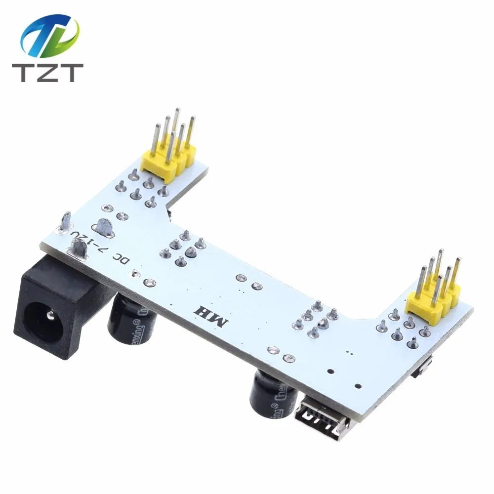 Макетная плата TZT MB102 без пайки модуль питания для Arduino Nano 3 В 5 в белая/черная