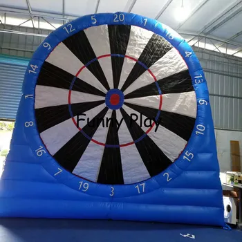 Cheap Chinese Factory Direct Giant PVC Inflatable Football Darts Game Air Blower Included Adults Soccer Kick Target Dart Board