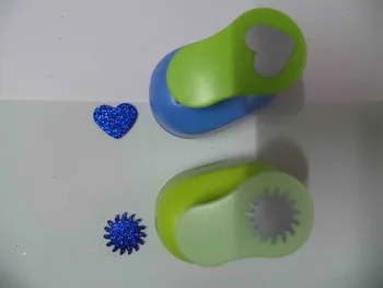 

2pcs(2.5cm) heart and sun shape craft punch set Punch Craft Scrapbooking school Paper Puncher eva hole punch free shipping