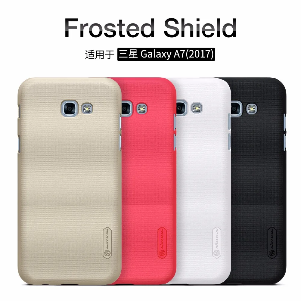 

Original Nillkin Frosted Case For Samsung Galaxy A7 2017 Hard Plastic Back Cover With Gift Screen Protector For Samsung A7200
