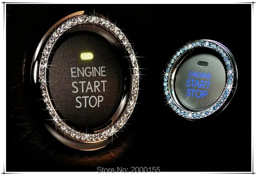 Car-Styling Engine Start Stop Ignition Ring Sticker For ford focus 3 nissan qashqai volvo xc90 honda crv lada kalina mazda 6 kia |