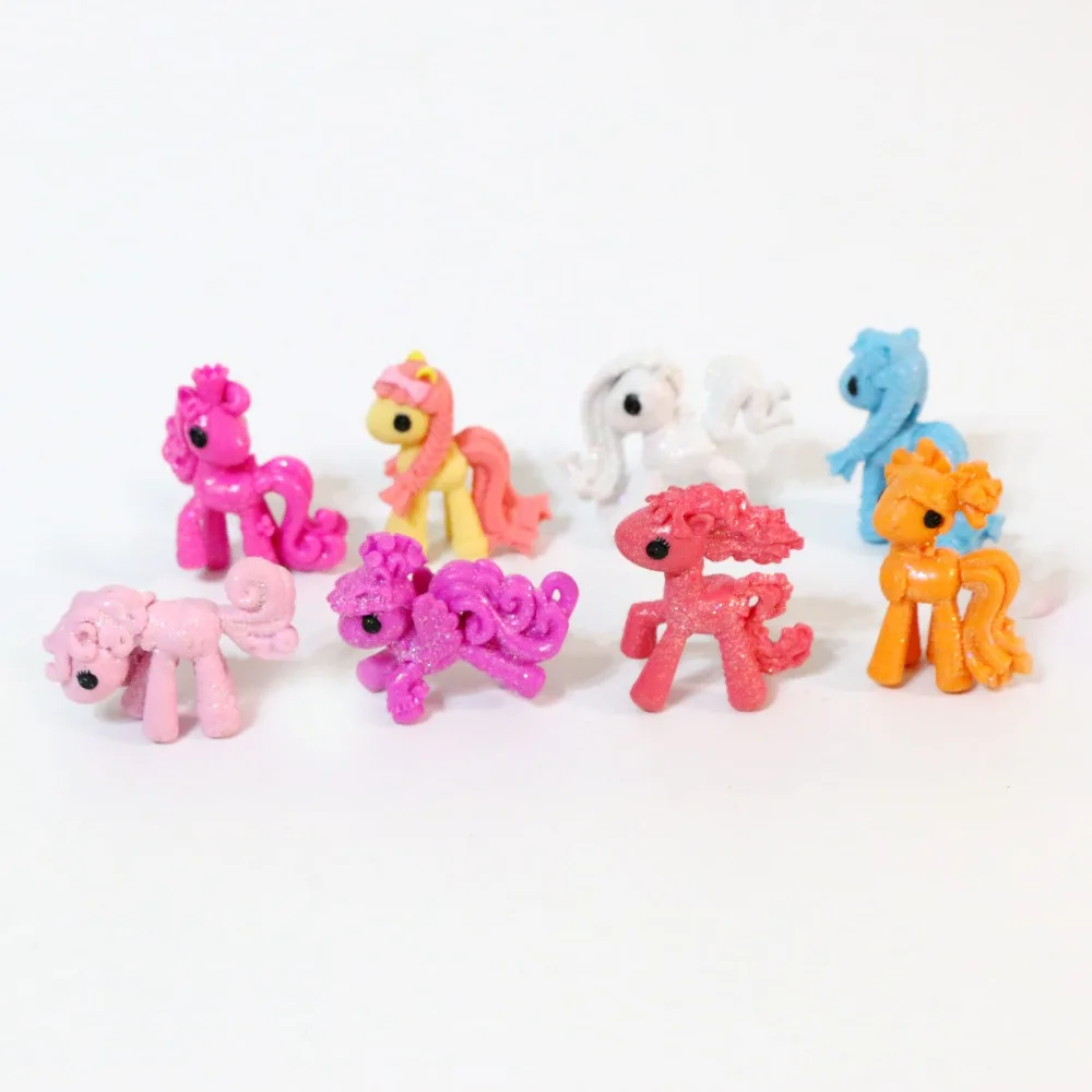 

50pcs/set Mini Lalaloopsy Horse kid Play House Toys Action Figure Girls Doll S4266