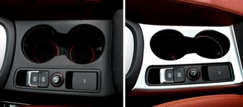 

For Audi Q3 2012 2013 2014 2015 Left-hand drive water cup holder decoration cover trim 1pcs