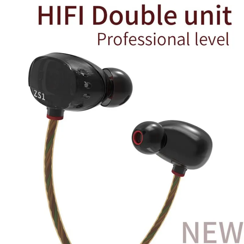 bilder für KZ ZS1/KZ ZS2 Kopfhörer Dual Driver Kopfhörer ZS1 Headset Audifonos Stereo Kopfhörer Ohrhörer Bass Ohrhörer bilder für KZ ZS1/KZ ZS2 Kopfhörer Dual Driver Kopfhörer ZS1 Headset Audifonos Stereo Kopfhörer Ohrhörer Bass Ohrhörer
