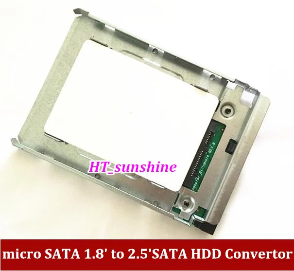 1PCS Free Shipping micro SATA 1 8 to 2 5 HDD Convertor SSD 1 8inch solid