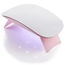 6 Вт Светодиодный УФ-Сушилка для ногтей леча светильник 60S таймер USB Портативный(гель-Маникюр) на основе полирует