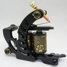 10 Шт./лот Pro Чугунного литья Татуировки 10 Обертывания катушки нержавеющей стали Татуировки Body Art Пистолет Машина Катушки LPC-ITM-7059-1A