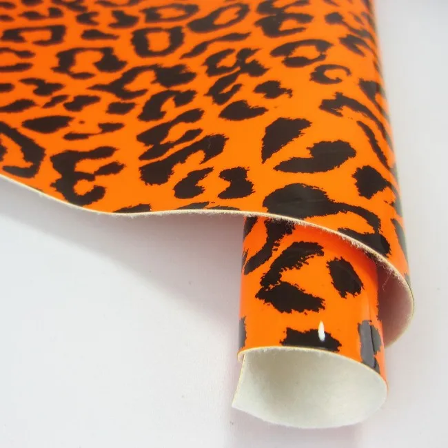 A4 лист " x 11,8" зеркало неоновый розовый оранжевый зеленый желтый леопард искусственная кожа ткань синтетическая для луков DIY 1 шт. F0605 - Цвет: 3