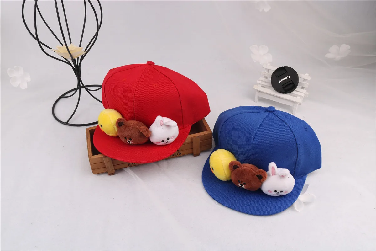 Прекрасный! Хип-хоп шапка Бейсбол шапки Дети Бейсбол шапки для мальчиков девочек Sun летняя шляпа мультфильм детская шляпа