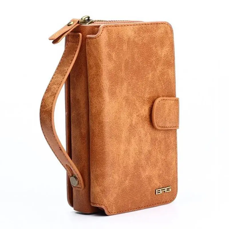 

Multifunctional Wallet Case For Samsung Galaxy S8/ S8 Plus Flip Cover PU leather Zipper Phone Bag Case For Samsung S8 S8Plus