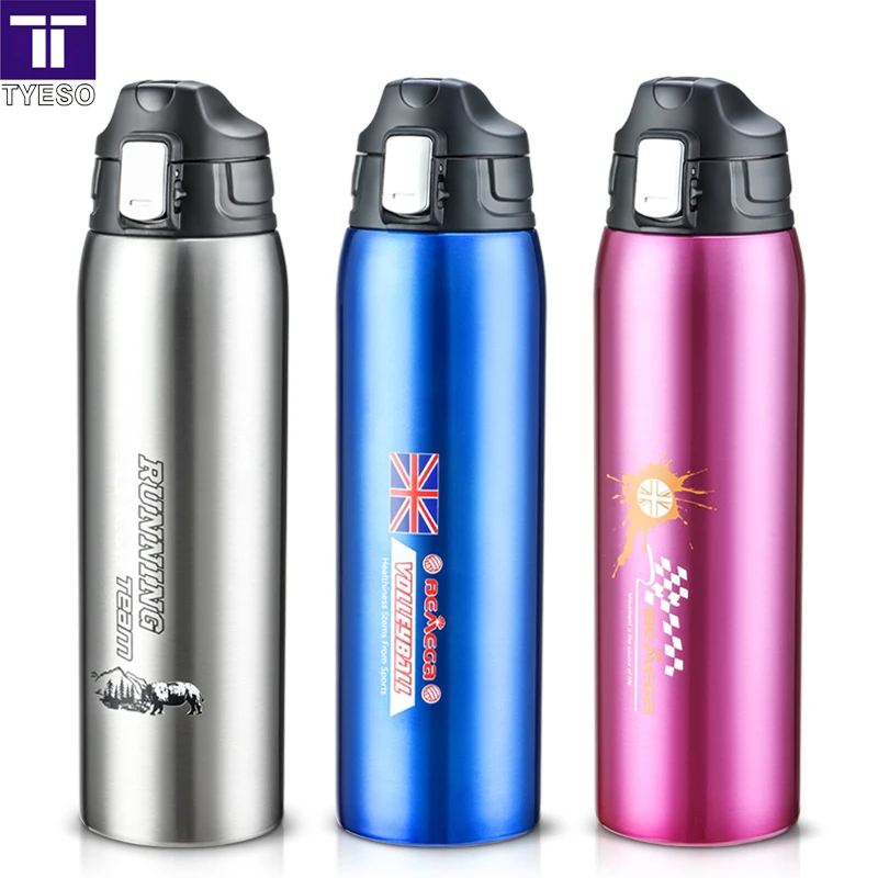 1000ml Thermos Stainless Steel Insulated water Bottle pouch Outdoor Sports Drinking double wall insulated termos