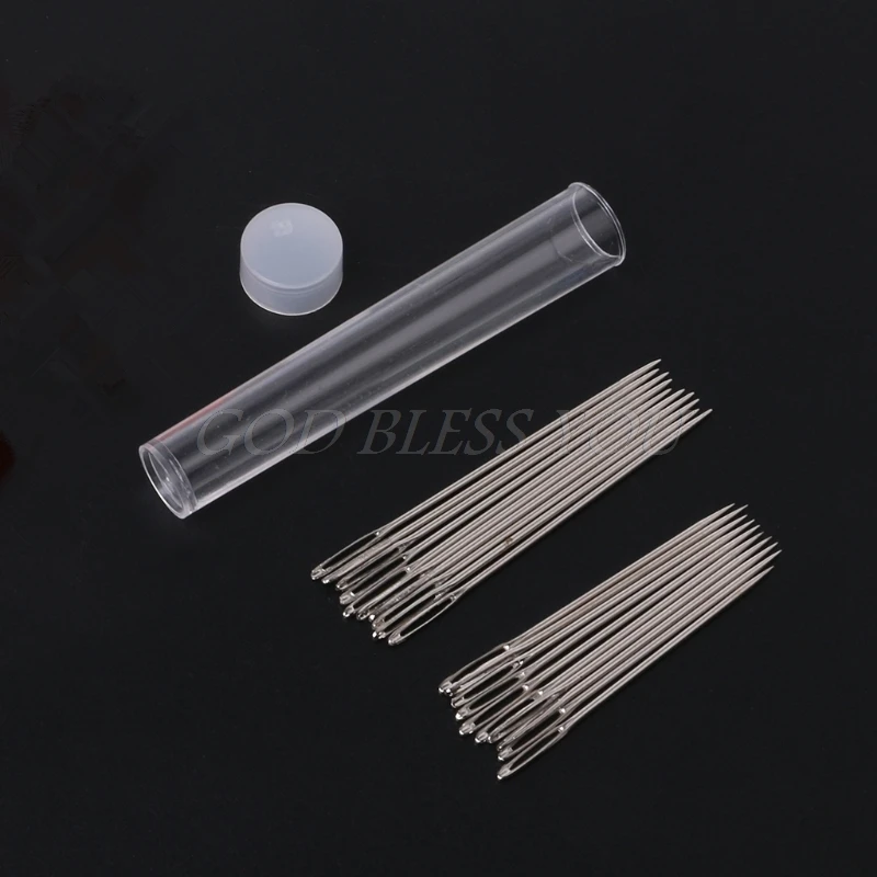

20PCS Sewing Needles Large Eye Hand Needle for Embroidery Darning Tapestry 5 6cm
