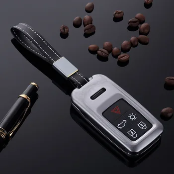 

Aluminum alloy Car Remote Key Case Shell Cover Car Styling Key Cover For volvo xc60 xc90 v60 s60 c70 v40 Car accessories
