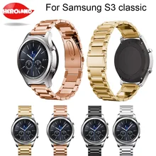 Герой Iand Нержавеющая сталь ремешок для наручных часов для samsung Шестерни S3 ремешок для Шестерни S3 классические умные часы браслет настроить инструмент