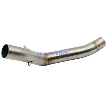 

Motorcycle for Benelli TRK502 TRK 502 Exhaust Connect Mid Pipe Link Pipe Down Pipe for 51mm Exhaust Muffler Pipe Slip On