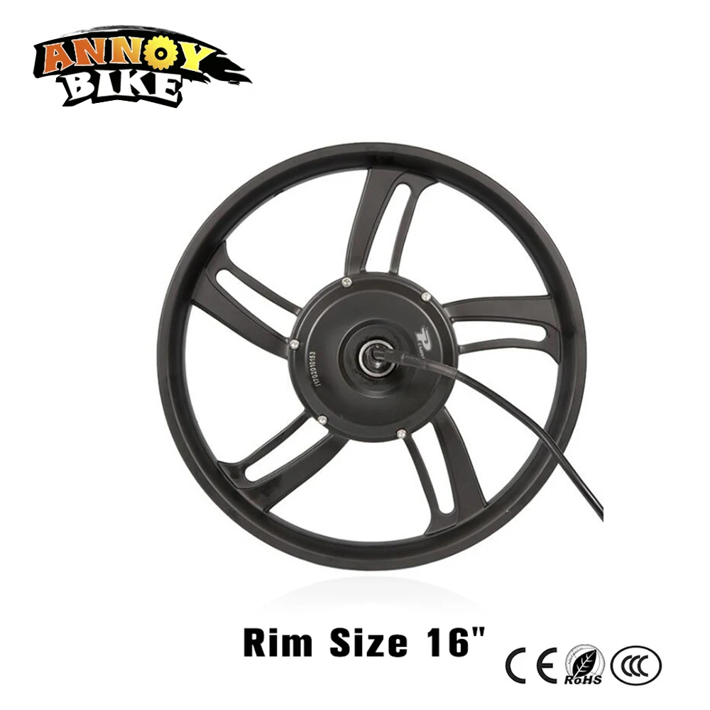 16 &quotодно колесо магния Alloy16&quot комплект электрического велосипеда колеса Горный