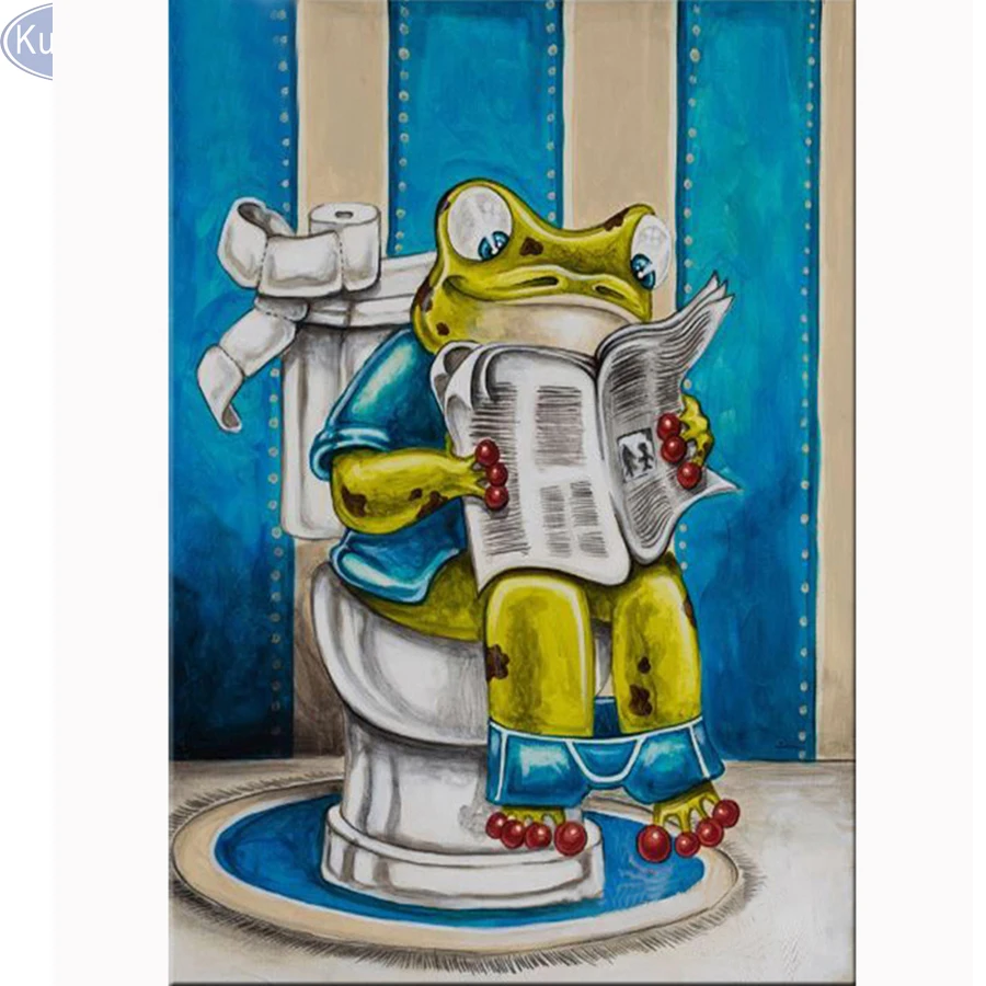 

mazayka,diamond embroidery Frog 5d diy diamond painting Cross Stitch full square drill rhinestone bathroom mosaic,art,decoration