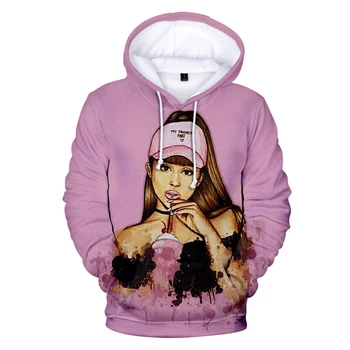 

3D Ariana Grande Highstreet Cool Women and men Clothes Warm Casual Harajuku Cool Thank U next Album Hoodies Sweatshirt Plus Size