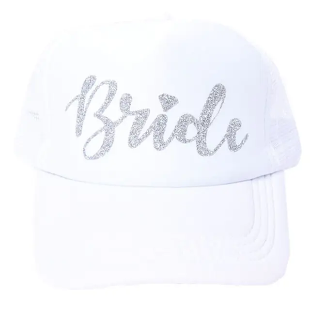 Unisex Cotton Baseball Cap Glitter Letter Birthday Babe Squad Logo Mesh Breathable Adjustable 