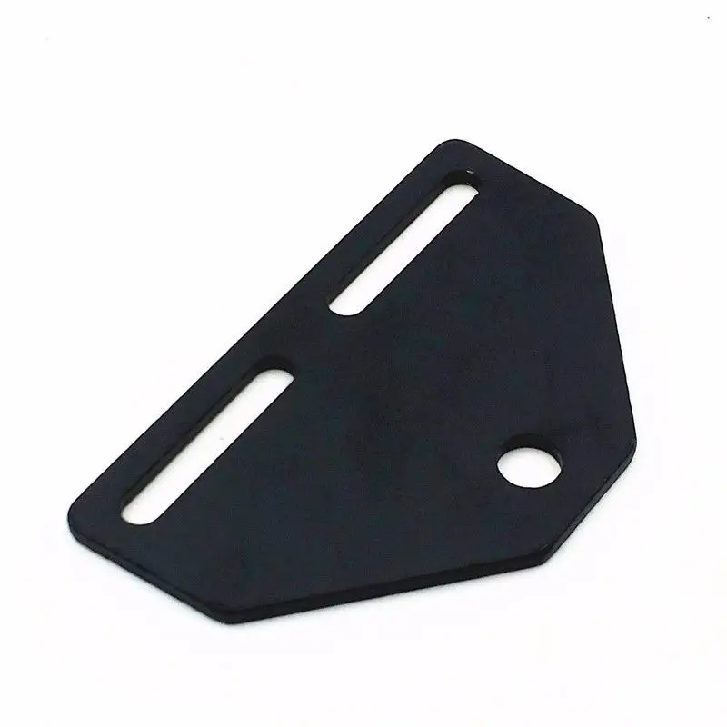 Black Motorbike Bottom Mount Headlight Bracket Adapter Cruiser Chopper Touring |