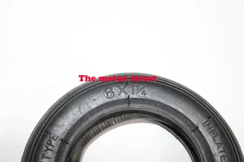 

free shipping Tire with Inner Tube 6X1 1/4 fits many gas electric scooters and e-Bike 6 inch A-Folding Bike 6 X 1 1/4