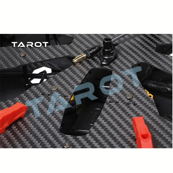 TAROT X8 ALL Carbon TL8X000 8 Axis Octocopter with Electric Retractable Landing Skids and Folding Arm for FPV Photography